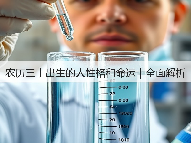 农历三十出生的人性格和命运｜全面解析