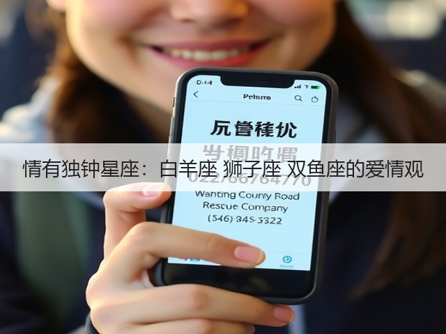 情有独钟星座：白羊座 狮子座 双鱼座的爱情观(图1)