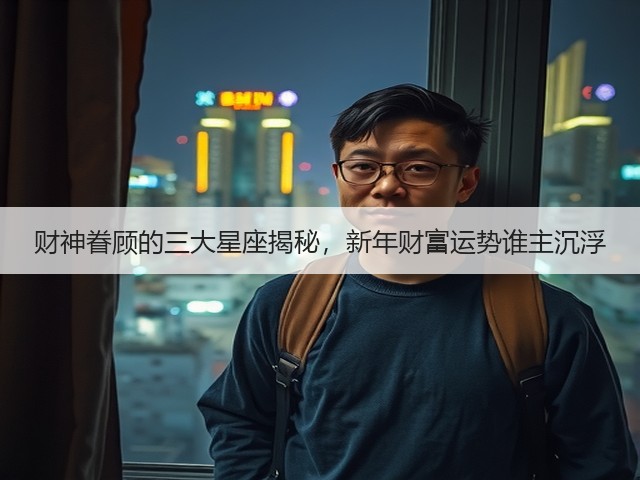 财神眷顾的三大星座揭秘,新年财富运势谁主沉浮(图1) 财神眷顾的三大星座揭秘,新年财富运势谁主沉浮(图1)