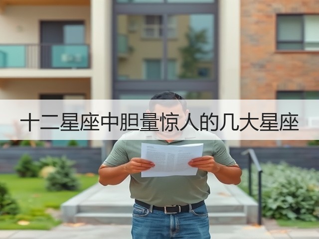 十二星座中胆量惊人的几大星座(图2) 十二星座中胆量惊人的几大星座(图2)
