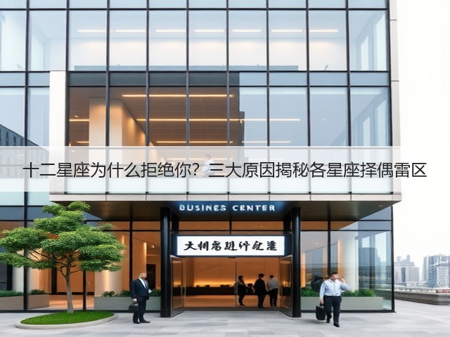 十二星座为什么拒绝你？三大原因揭秘各星座择偶雷区(图1)