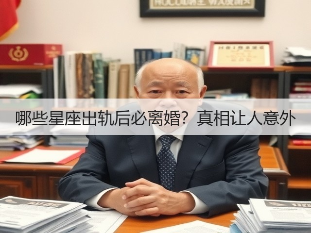 哪些星座出轨后必离婚？真相让人意外(图2)