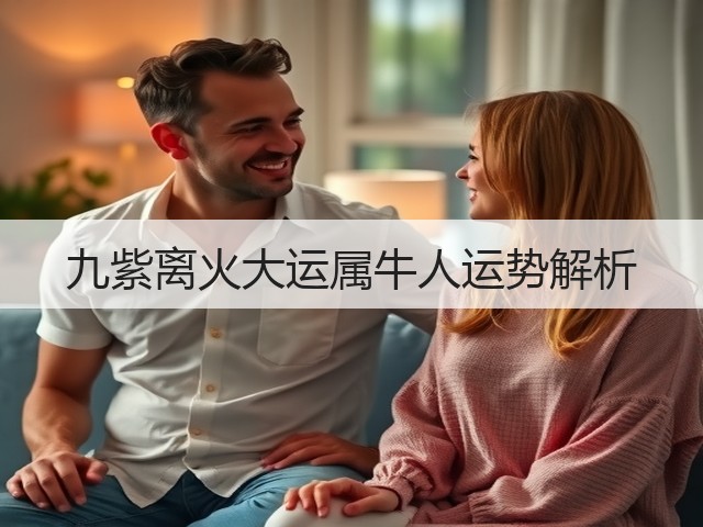 九紫离火大运属牛人运势解析(图1)