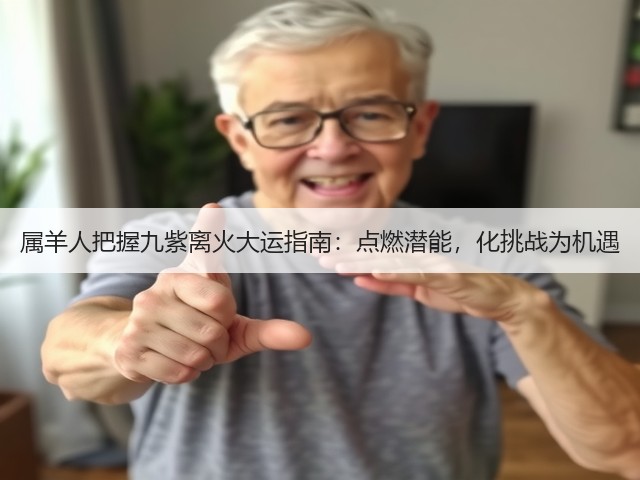 属羊人把握九紫离火大运指南：点燃潜能，化挑战为机遇(图2)
