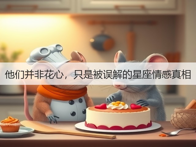 他们并非花心，只是被误解的星座情感真相(图2)