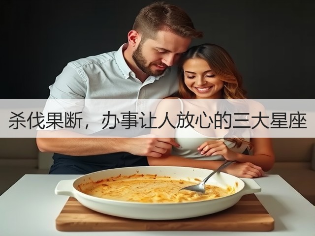 杀伐果断,办事让人放心的三大星座(图1) 杀伐果断,办事让人放心的三大星座(图1)
