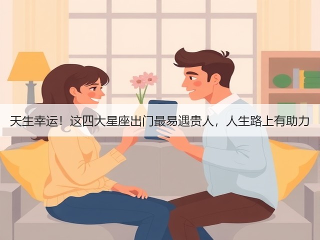 天生幸运！这四大星座出门最易遇贵人，人生路上有助力(图2)