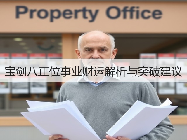 宝剑八正位事业财运解析与突破建议(图3) 宝剑八正位事业财运解析与突破建议(图3)