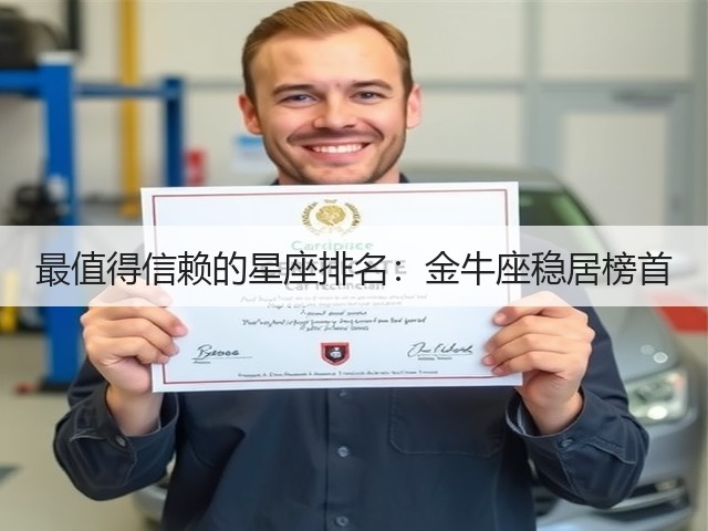 最值得信赖的星座排名：金牛座稳居榜首(图1)