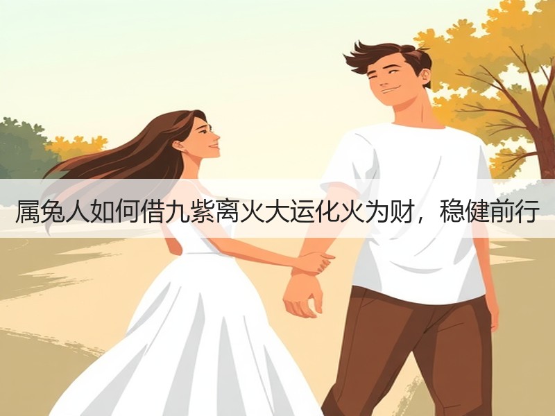 属兔人如何借九紫离火大运化火为财，稳健前行
