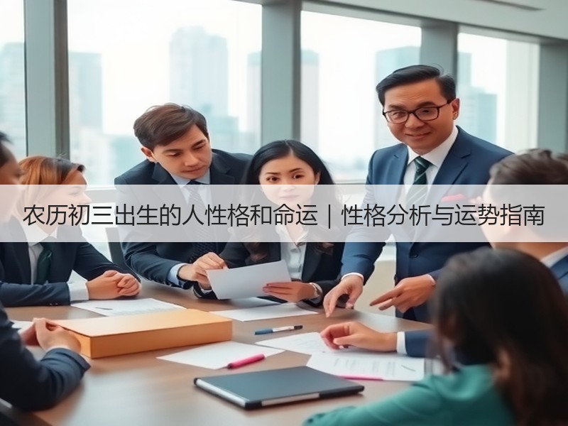 农历初三出生的人性格和命运｜性格分析与运势指南