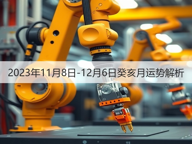 2023年11月8日-12月6日癸亥月运势解析(图1)