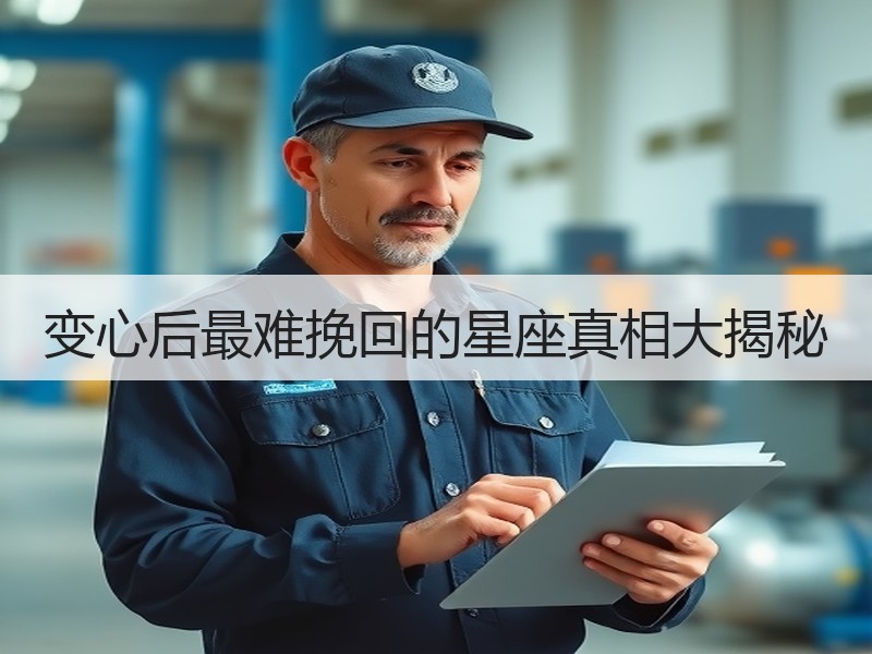 变心后最难挽回的星座真相大揭秘