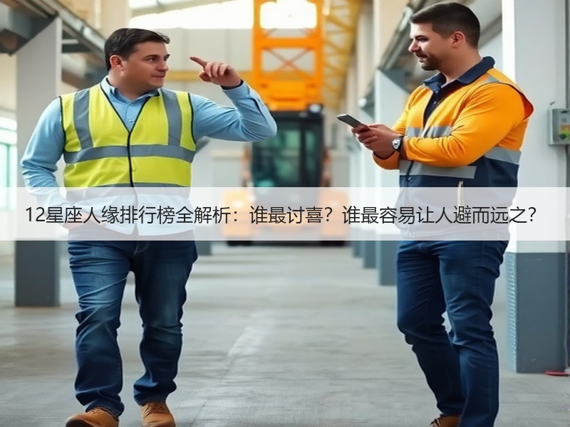 12星座人缘排行榜全解析：谁最讨喜？谁最容易让人避而远之？