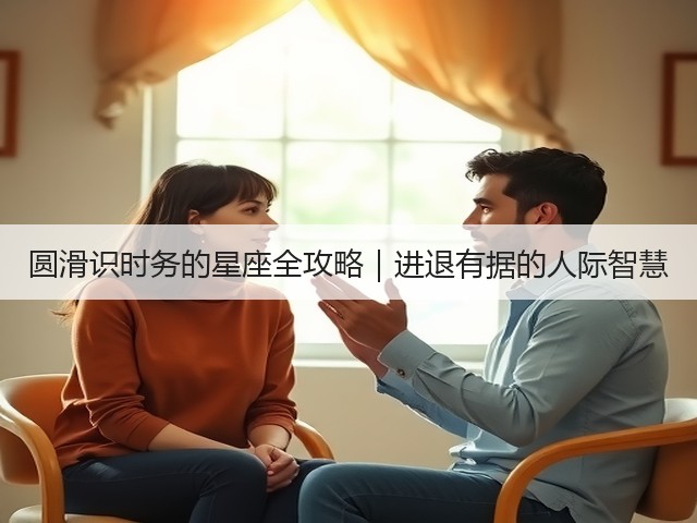 圆滑识时务的星座全攻略|进退有据的人际智慧(图1) 圆滑识时务的星座全攻略|进退有据的人际智慧(图1)