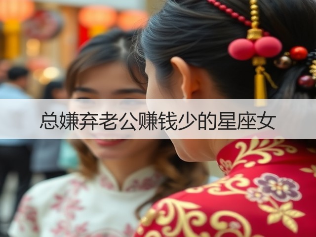 总嫌弃老公赚钱少的星座女(图1) 总嫌弃老公赚钱少的星座女(图1)