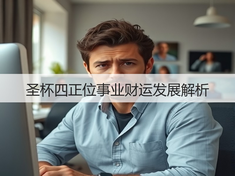 圣杯四正位事业财运发展解析