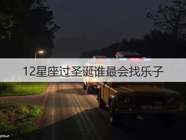 12星座过圣诞谁最会找乐子(图1) 12星座过圣诞谁最会找乐子(图1)