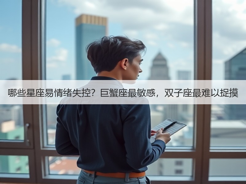 哪些星座易情绪失控？巨蟹座最敏感，双子座最难以捉摸