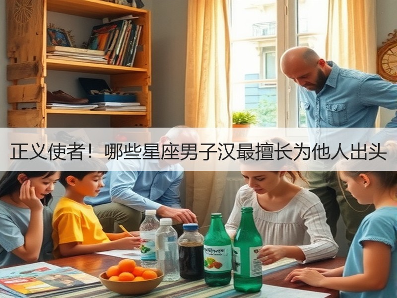 正义使者！哪些星座男子汉最擅长为他人出头