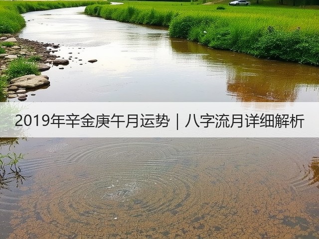 2019年辛金庚午月运势｜八字流月详细解析(图1)