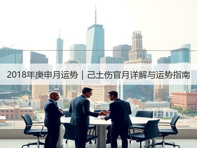 2018年庚申月运势｜己土伤官月详解与运势指南(图3)