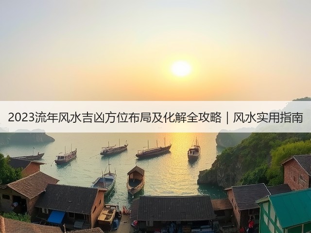 2023流年风水吉凶方位布局及化解全攻略|风水实用指南(图1) 2023流年风水吉凶方位布局及化解全攻略|风水实用指南(图1)