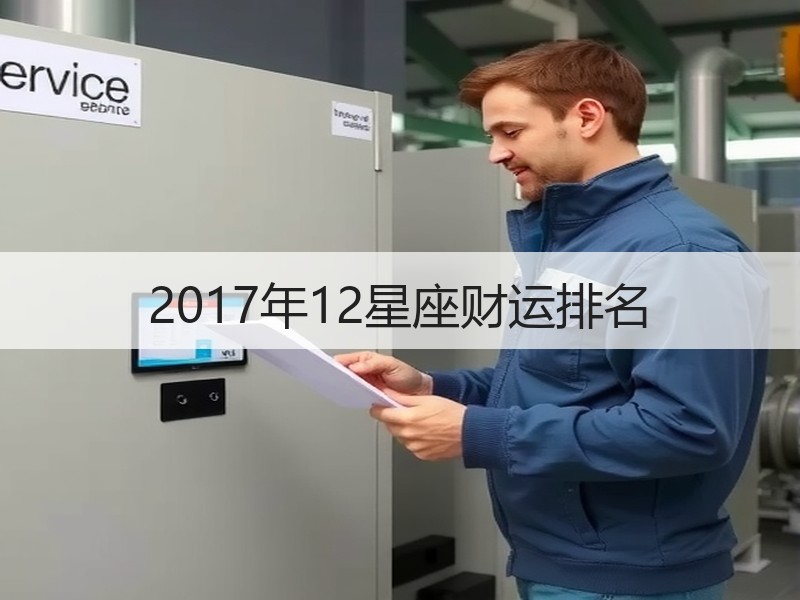 2017年12星座财运排名