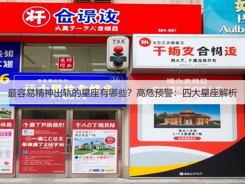 最容易精神出轨的星座有哪些？高危预警：四大星座解析