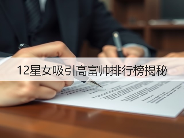 12星女吸引高富帅排行榜揭秘(图3) 12星女吸引高富帅排行榜揭秘(图3)