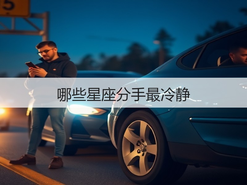 哪些星座分手最冷静
