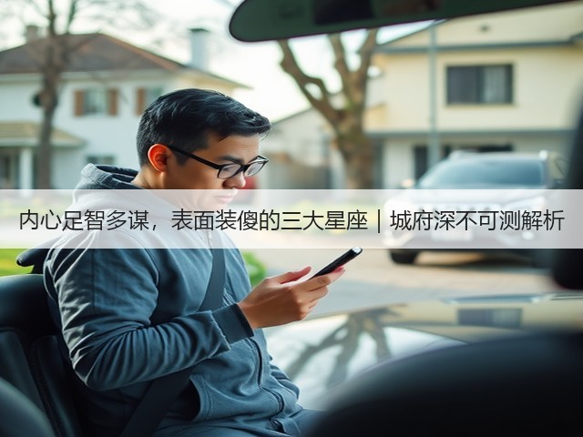 内心足智多谋，表面装傻的三大星座｜城府深不可测解析(图2)