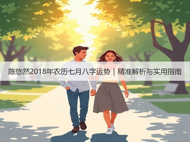 陈悠然2018年农历七月八字运势｜精准解析与实用指南(图1)