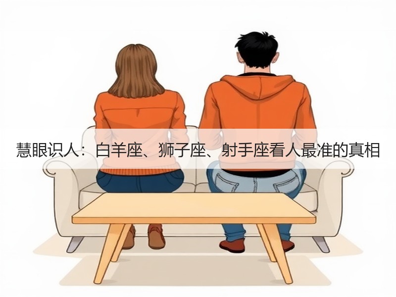 慧眼识人：白羊座、狮子座、射手座看人最准的真相