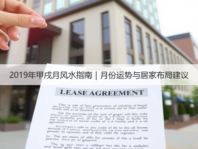 2019年甲戌月风水指南｜月份运势与居家布局建议(图2)