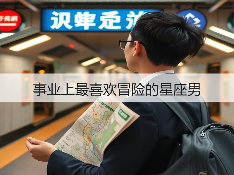 事业上最喜欢冒险的星座男