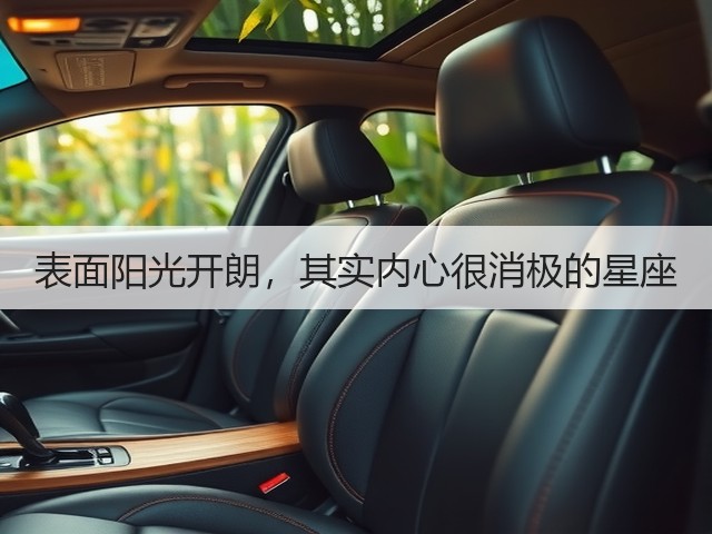 表面阳光开朗,其实内心很消极的星座(图1) 表面阳光开朗,其实内心很消极的星座(图1)