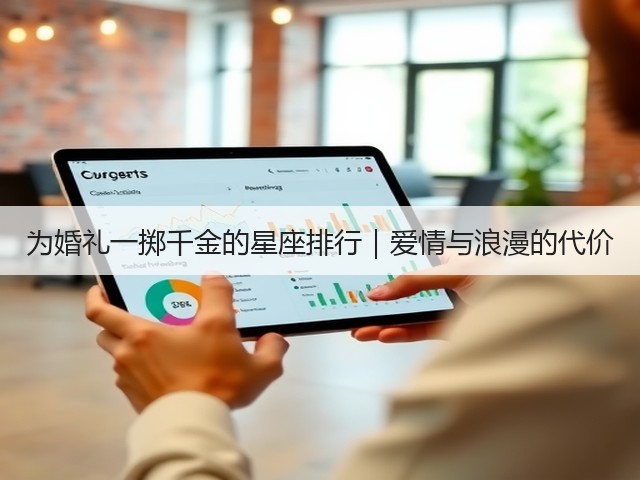 为婚礼一掷千金的星座排行｜爱情与浪漫的代价(图1)
