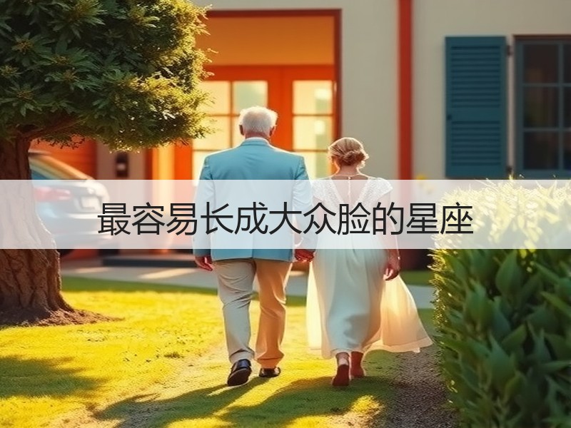 最容易长成大众脸的星座