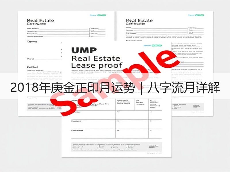 2018年庚金正印月运势｜八字流月详解