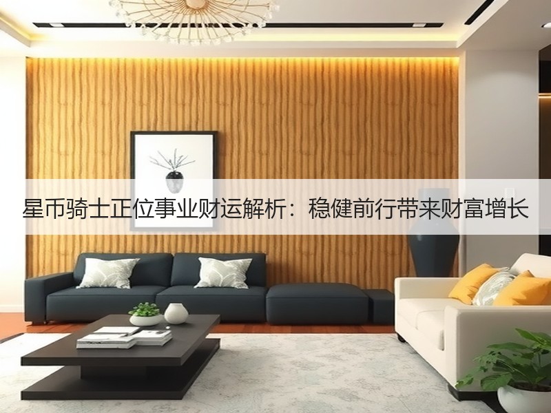星币骑士正位事业财运解析：稳健前行带来财富增长