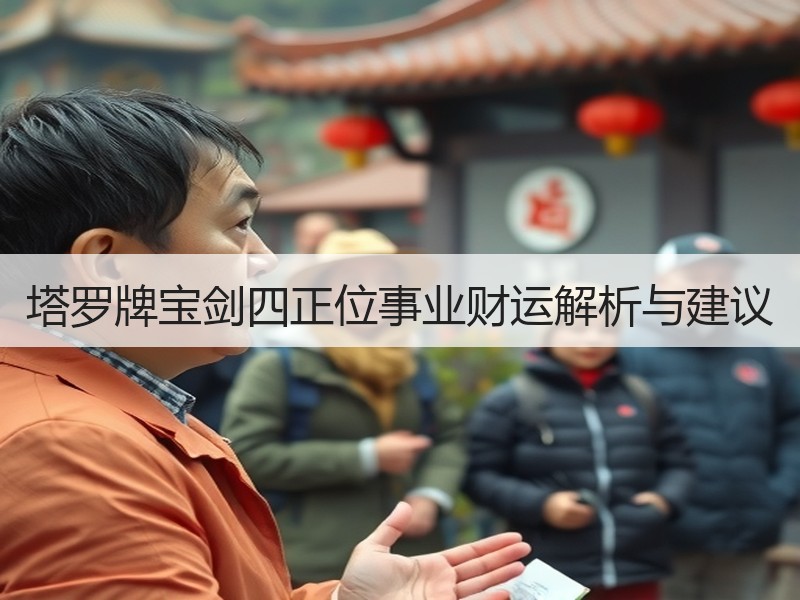 塔罗牌宝剑四正位事业财运解析与建议