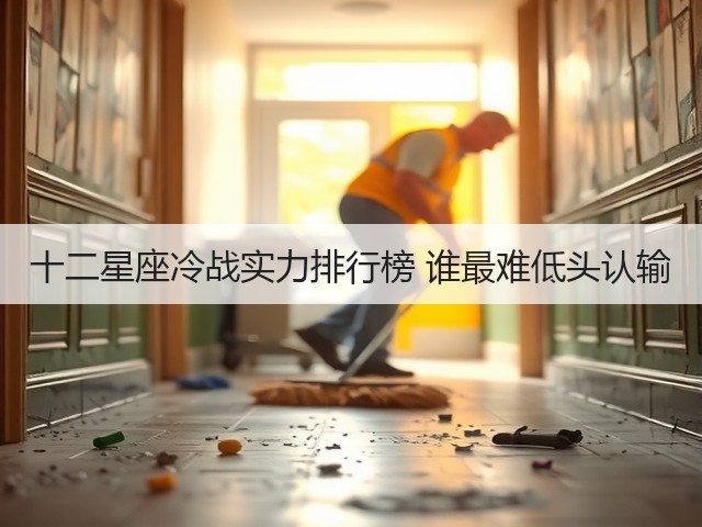 十二星座冷战实力排行榜 谁最难低头认输(图2) 十二星座冷战实力排行榜 谁最难低头认输(图2)