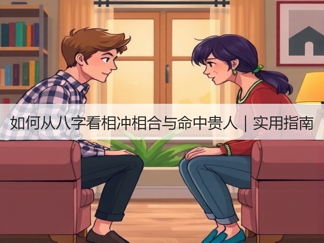 如何从八字看相冲相合与命中贵人｜实用指南(图1)