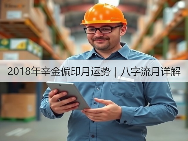 2018年辛金偏印月运势｜八字流月详解(图3)