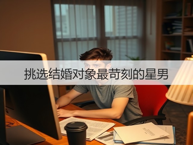 挑选结婚对象最苛刻的星男(图2)