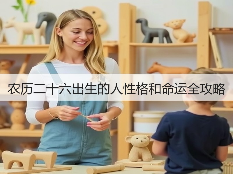 农历二十六出生的人性格和命运全攻略