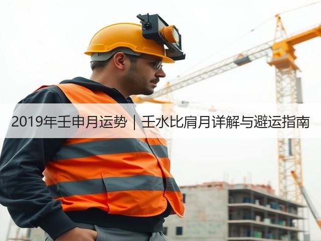 2019年壬申月运势|壬水比肩月详解与避运指南(图2) 2019年壬申月运势|壬水比肩月详解与避运指南(图2)