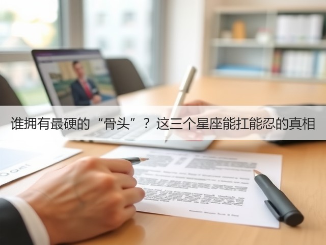 谁拥有最硬的“骨头”?这三个星座能扛能忍的真相(图3) 谁拥有最硬的“骨头”?这三个星座能扛能忍的真相(图3)