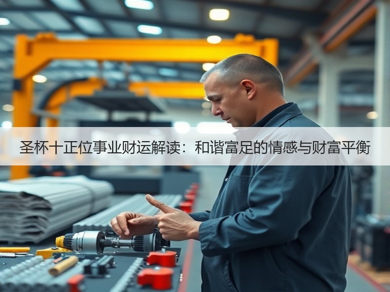 圣杯十正位事业财运解读：和谐富足的情感与财富平衡